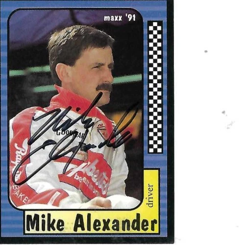 MIKE ALEXANDER SIGNED 1991 MAXX RACING #85 - NASCAR - Image 1 of 1