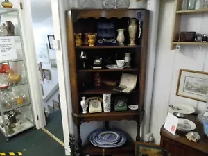 Vintage Solid Oak ? Corner Unit - Picture 1 of 7