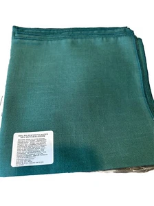 4 VINTAGE Fashion Industries Solid Green Evergreen Napkins 17” Never Used USA - Picture 1 of 4