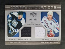 2005-06 Upper Deck Rookie Update #234 Artyukin/Jagr (2CLR) #648/999