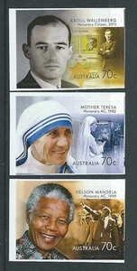 AUSTRALIA 2015 HONRADO POR AUSTRALIA AUTOADHESIVO NELSON MANDELA, SIN USAR COMO NUEVO - Imagen 1 de 1