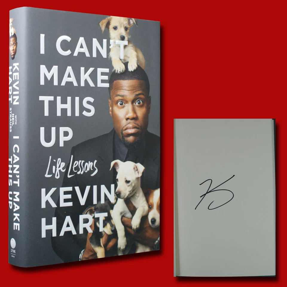 I Can't Make This up Life Lessons Autographed by Kevin Hart Signed Edition FR