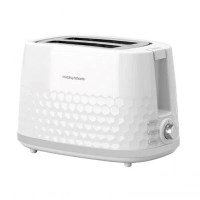 Morphy Richards 220034 Hive 2-Slice Toaster White - Image 1 of 3
