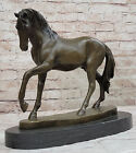 Bronze Sculpture Hand Made Statue Animal Signed Mene Racing Horse Sale Artwork