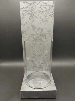 Portavelas Pier 1 10" de alto con candelabro de vidrio colgante para pared Foto 1 de 4