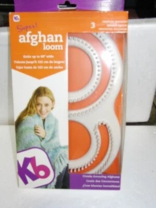 Kb Super Afghan Loom Knitting Board KB8000 Tool NEW - Picture 1 of 7