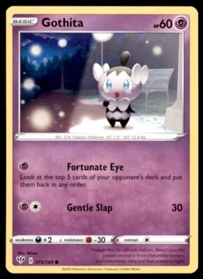 2020 Sword & Shield - Darkness Ablaze Gothita Basic/Common #73 - Image 1 of 2