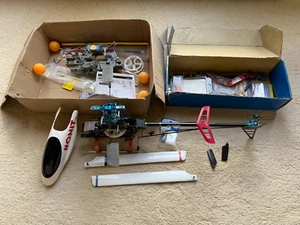 Genuine Align T-Rex 450 RC Helicopter Spares or Repair inc lots of new spares - Picture 1 of 5