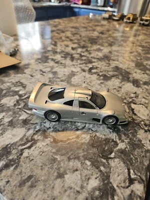 Maisto Mercedes CLK-GTR  1:26 Scale Silver Diecast Car Street Version - Image 1 of 4