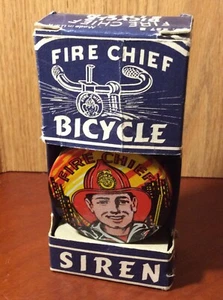 Sirena de bicicleta vintage Fire Chief No. 237B Ranger Steel Products Corp Hecho en EE. UU. - Imagen 1 de 5