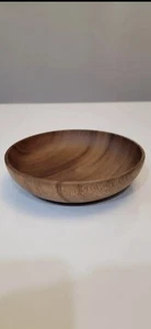 Wooden Snack Plate Eco Friendly Dish Dinner Dessert Trey/ Trey Party Tableware - Picture 1 of 5