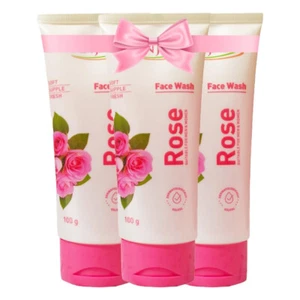 3 PACK PATANJALI ROSE FACE WASH - Picture 1 of 1