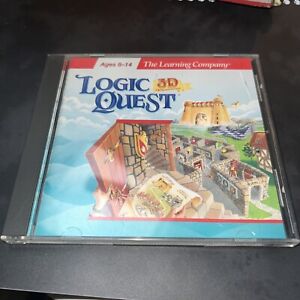 Logic Quest 3D Adventure PC Game Vintage Educational CDROM The Learning Company