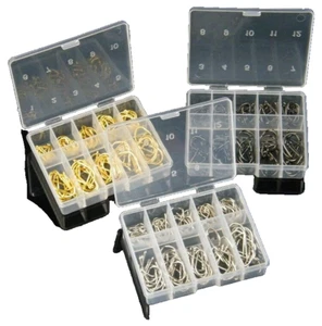 Fishing Hooks,Fly , 100 piece assorted with handy case Fresh/Salt water - Picture 1 of 12