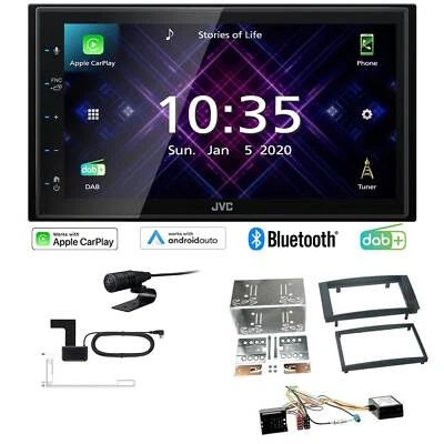 JVC Autoradio Apple CarPlay für Volkswagen VW T5 Transporter 2003-2015 Canbus - Bild 1 von 4