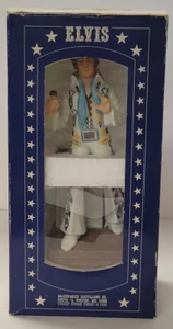 1977 McCormick ELVIS PRESLEY Whiskey Porcelain Decanter Music Box - Picture 1 of 11