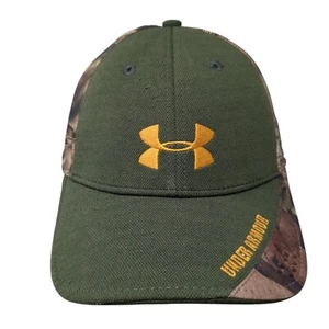 Under Armour Fitted Hat Camo L/XL Stretch Embroidered Hunting Outdoor - Picture 1 of 8