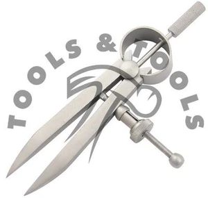QUALITY DIVIDER COMPASS CALIPER GAUGE 3" JEWELLERY MARKING CENTER MAKING CIRCLE - Picture 1 of 1