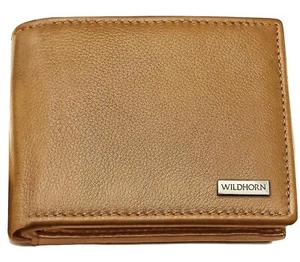 Premium Qualität Rfid Geschützt Bi-Fold Leder Etui für Herren Hellbraun Farbe - Bild 1 von 7