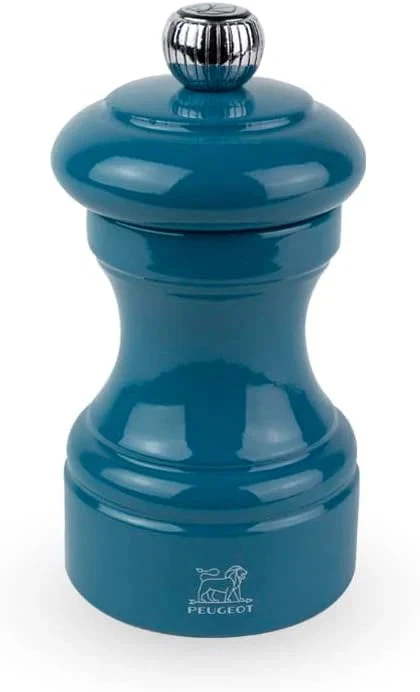 Peugeot Bistro Pacific Blue Lacquer Pepper Mill - 10cm/4" - Image 1 of 1
