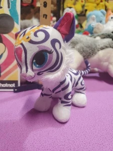 Nickelodeon Shimmer and Shine Nahal 7" Tigre Bianca Peluche Cartone Animato Viacom Show HTF - Foto 1 di 14