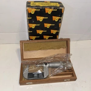Vintage Brown & Sharpe Digit-Mike 25-50mm Micrometer (599-20-1) + Case & Box - Picture 1 of 13