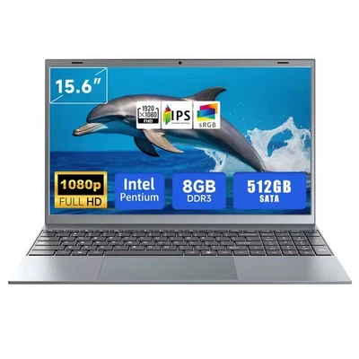 NEW 15.6 Inch Laptop J3710 8GB RAM 256GB SSD Windows 11 For Students & Business - Image 1 of 4