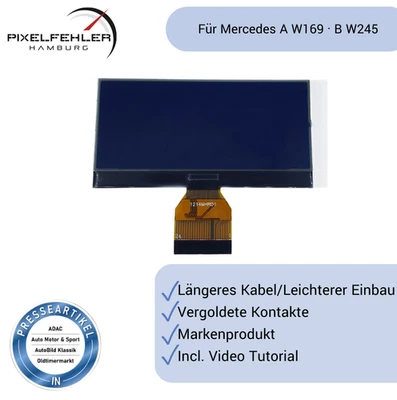 Premium LCD Display Tacho Kombiinstrument | Mercedes A-Klasse W169 - Bild 1 von 4