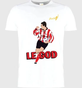 Mens/Womens Organic Cotton T Shirt 'Le God' Matt Le Tissier. Size S-3XL - Picture 1 of 10