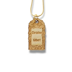 Collar - PERSONALIZADO Casa Halfling - Cadenas Serpiente y Cable Link - Abedul - Imagen 1 de 11