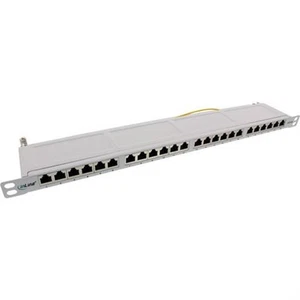 InLine® Patchfeld Cat.6A 24-fach, 48,26cm (19"), 0,5HE, Lichtgrau - Bild 1 von 1