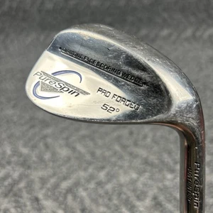Pure Spin Approach Wedge 52° Pro Forged Diamond Face Steel Shaft RH 35” - Picture 1 of 10