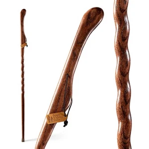 Brazos Hitchhiker Oak Handcrafted Walking Stick 48 Inch Lightweight Hiking Pole - Picture 1 of 6