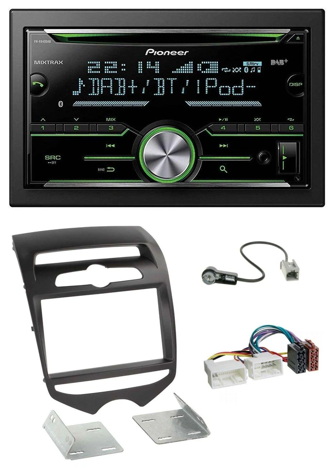 Pioneer Bluetooth MP3 DAB 2DIN USB CD Autoradio für Hyundai ix20 ab 2010 man. Kl - Bild 1 von 4