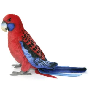 Crimson Rosella - Hansa Bird Realistic Stuffed Plush Animal Soft Toy 30cm - Imagen 1 de 1
