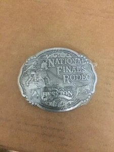 Hesston 1997 Erwachsene National Finals Rodeo Gürtelschnalle 50 Jahre Edition Brandneu! - Bild 1 von 1