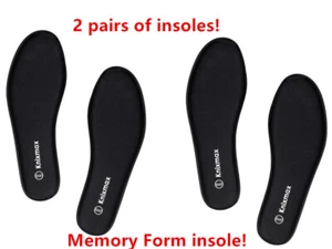 Knixmax 2 pairs of Memory Foam Insoles Orthopaedic Orthotic Insoles Inserts Size - Picture 1 of 39