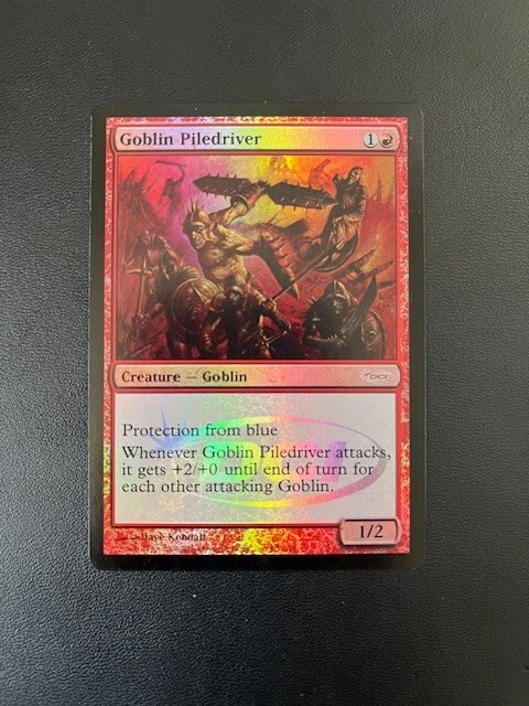 MTG- Goblin Piledriver x1 - DCI Promo FOIL - Image 1 of 1