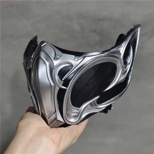 Joycos Elder Sub-Zero Noob Saibot Bi-Han Half Face Mask Cosplay Props Wearable - Picture 1 of 12