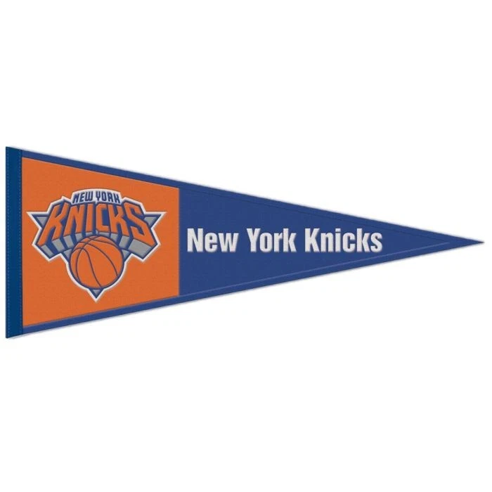 New York Knicks NBA Embroidered Wool 13" x 32" Pennant - Image 1 of 1