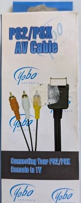 Yobo AV Cable Compatible with Sony Playstation 2 PS2 /PSX New - Image 1 of 2