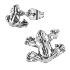 Clous d'oreille argent Grenouille - Foto 1 di 2