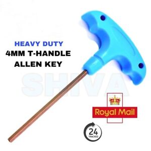 4mm Heavy Duty T- Handle Hex Key Allen Key Wrench Tool