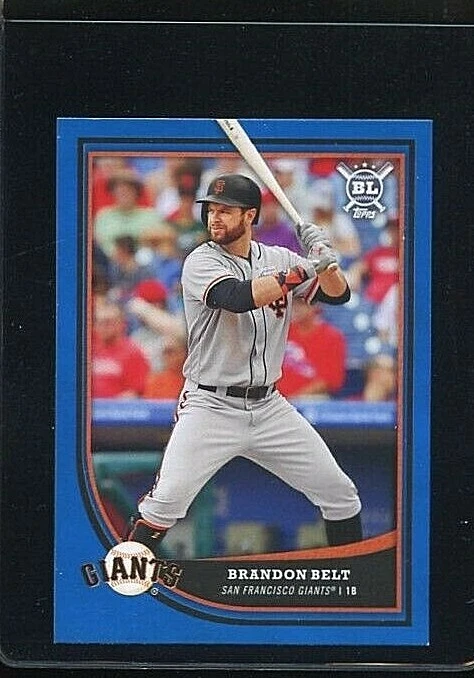 2018 TOPPS BIG LEAGUE BLUE #151 BRANDON BELT SAN FRANCISCO GIANTS  - Image 1 of 1