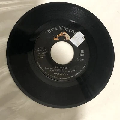 Eddie Arnold Laura Lee Record 45 Vinyl RCA Records - Image 1 of 2