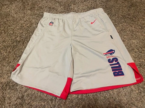 Mens Buffalo Bills On Field Dri-Fit Shorts W/Pockets (CJ8834 012)-Size XL Cover