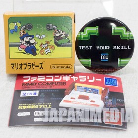 Mario Bros. Pins Badge #2 Nintendo JAPAN FAMICOM NES