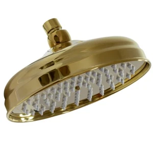 Retrodesign Regenbrause - Regendusche - Brausekopf Ø 20 cm 78 Düsen - Gold - Bild 1 von 4