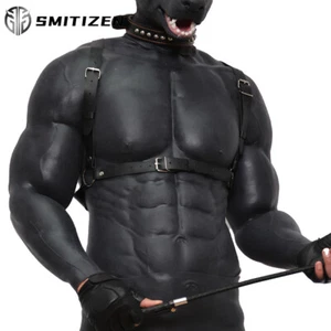 SMITIZEN Fake schwarz Silikon verbessert Muskel Body Anzug Kostüm muskuläre Arme - Bild 1 von 11