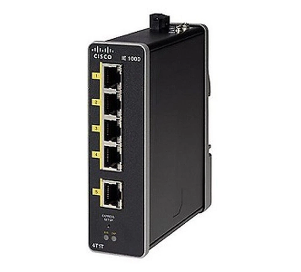 Cisco IE-1000-4T1T-LM Industrial Ethernet Switch New Sealed - Image 1 of 3